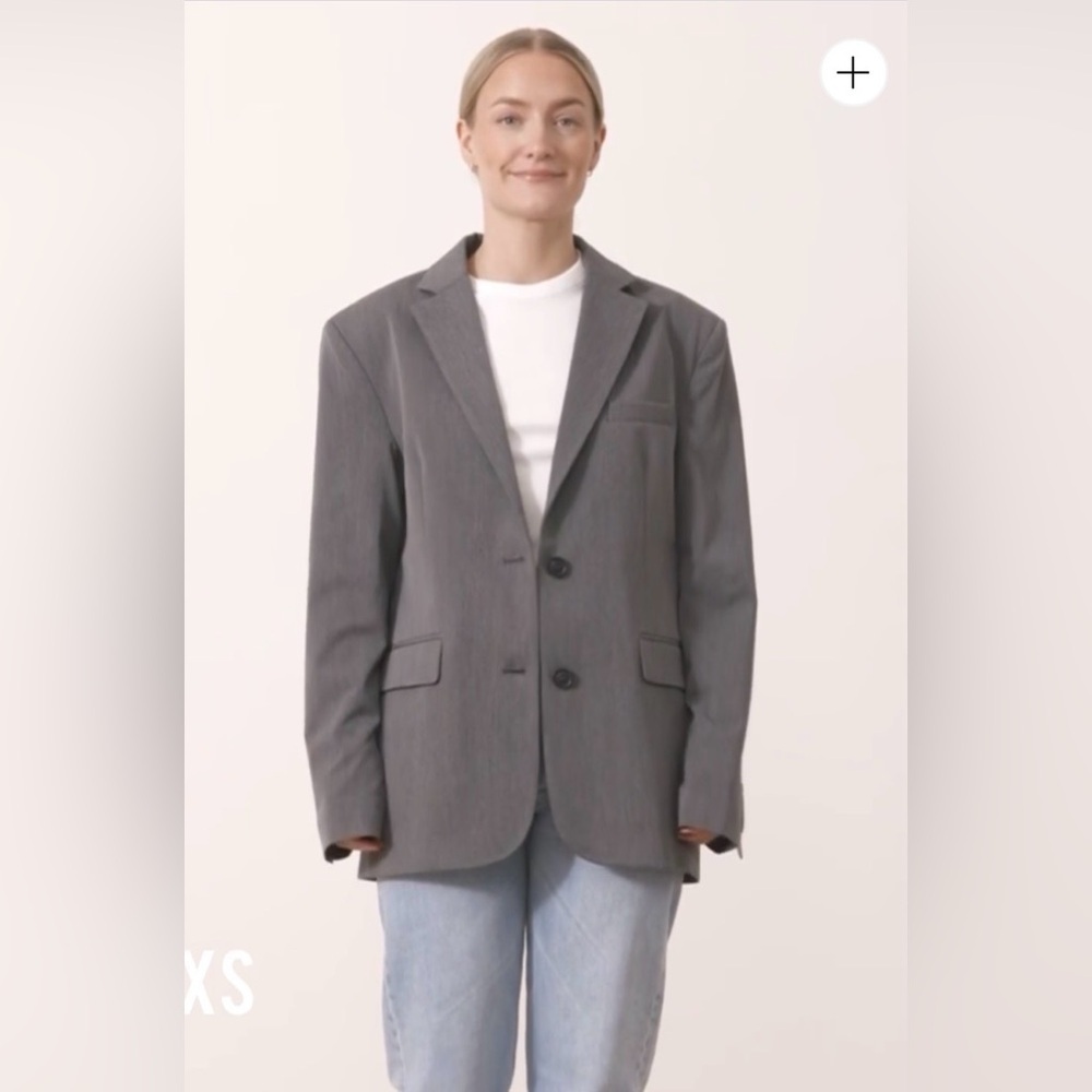 Djerf Avenue Forever Blazer in Grey size XS
